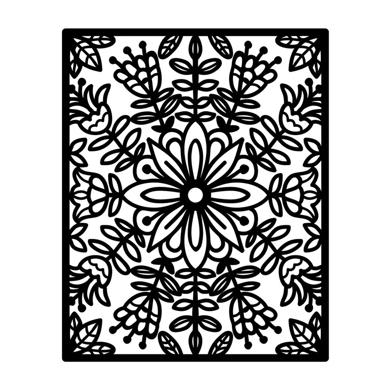 GJCrafts Цветочные рамки штампы фон металлические Вырубные штампы для изготовления открыток Скрапбукинг штампы тиснение бумажный трафарет новые штампы