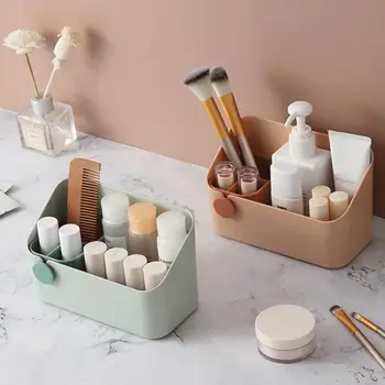 

1Pc Detachable Plastic Smooth Surface Home Cosmetics Jewelry Desktop Storage Box Lipstick Makeup Brush Organizer Rack