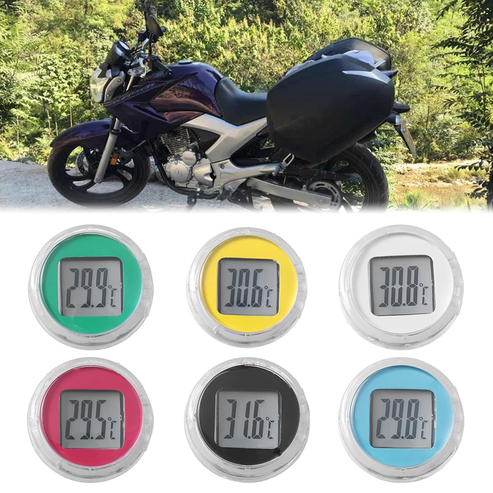 Waterproof-Stick-On-Motorbike-Mini-Motorcycle-Digital-Thermometer ...
