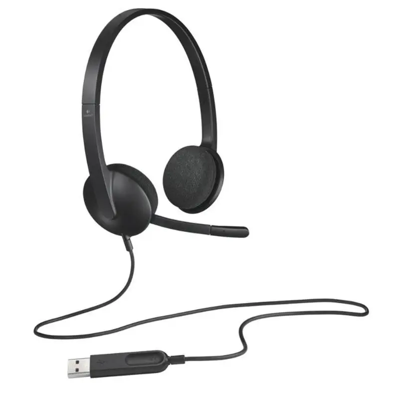 

Used: Logitech H340 USB Computer Headphones with USB Jack Designed 1.8m Length Support Office using For Windows Mac