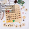 Kids Daily Calendar Wooden Educational Toy My Weather Station Date Time Record Activity Board Growth Learning Teaching Toys Gift 5
