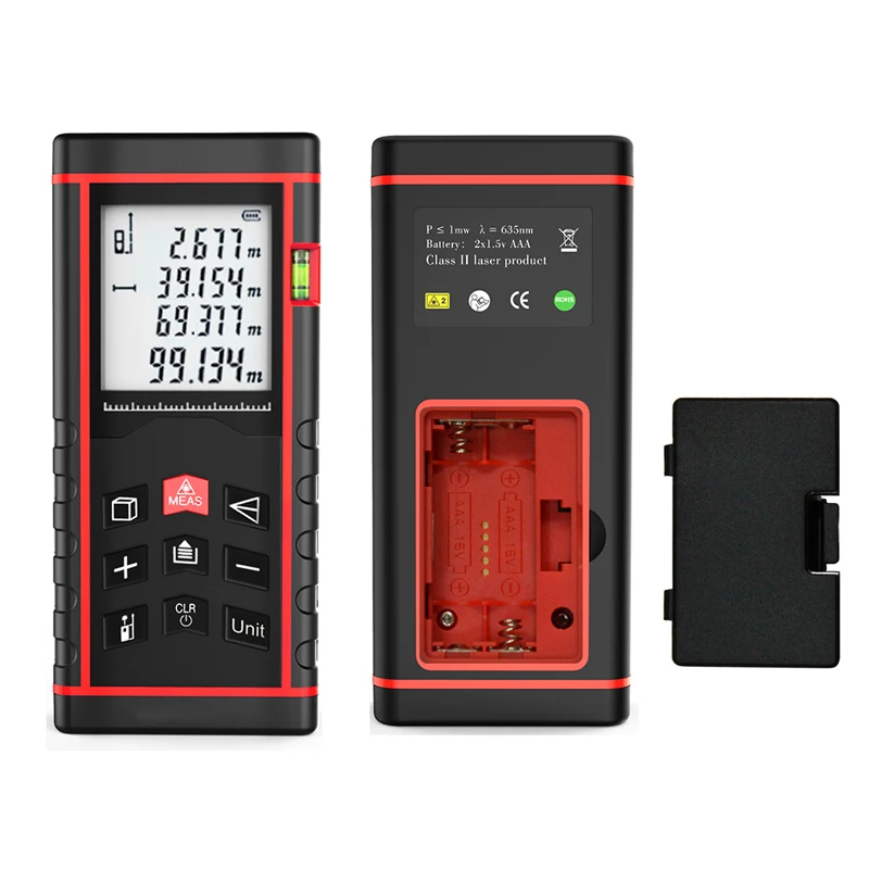 Laser Distance Meter 40M 60M 80M 100M Laser Rangefinder Mini Trena Metro Laser Range Finder Measuring Tape Device Ruler Tool Laser Distance Meter 40M 60M 80M 100M Laser Rangefinder Mini Trena Metro Laser Range Finder Measuring Tape Device Ruler Tool