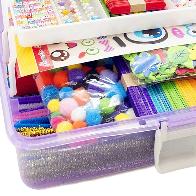 Art Supplies for Kids Craft Art Kit for Boys Girls School Supplies Arts  Christmas Portable 3 Layered Great Gift - AliExpress