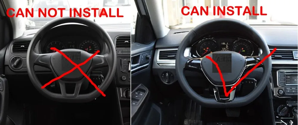 Amzparts MFSW Steering Wheel Control Button For VW Jetta Polo Sharan 6C0959442A