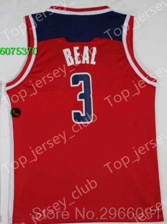 A+++ Качественная мужская футболка для взрослых#2 John Wall 3 Bradley Beal - Цвет: for men