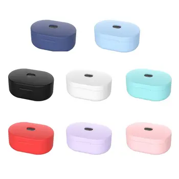 

Clamshell Opening Anti-shock Flexible Silicone Comprehensive Protective Case Full Cover for Xiaomi Redmi Airdots TWS Bluetooth E