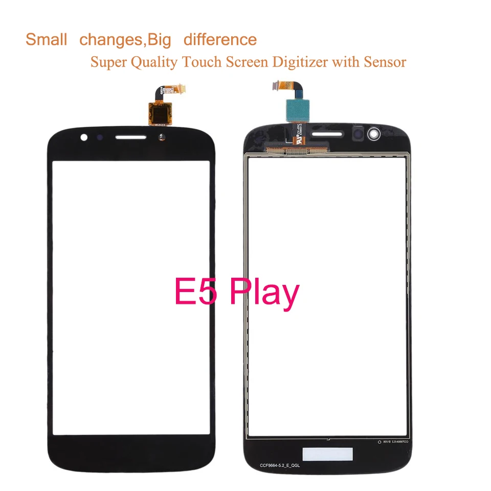 E5 Play/E5 Play Go для Motorola Moto E5 Play XT1920 XT1921 E5 Play Go сенсорный экран дигитайзер стекло передней сенсорной панели черный