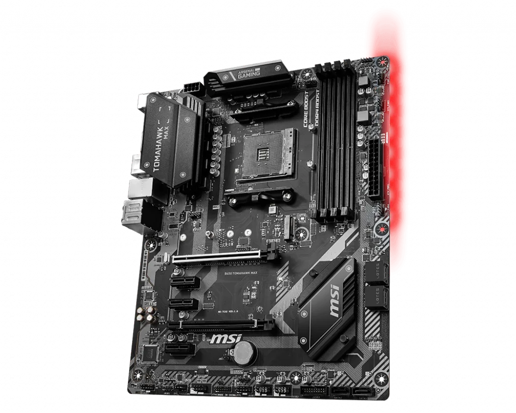 Материнская плата MSI b450 tomahawk max amd ryzen 3rd cpu am4 gaming M.2 USB 3,1 4xDDR4 Crossfire ATX b450 новая материнская плата 2011