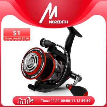 ON SALE ❤️ MEREDITH ZA Freshwater Fishing Reel Carbon Fiber Drag Spinning Reel Max Drag 11KG Reel Fishing Accessories 2000-4000 Series - discount item 40% OFF Sports & Entertainment