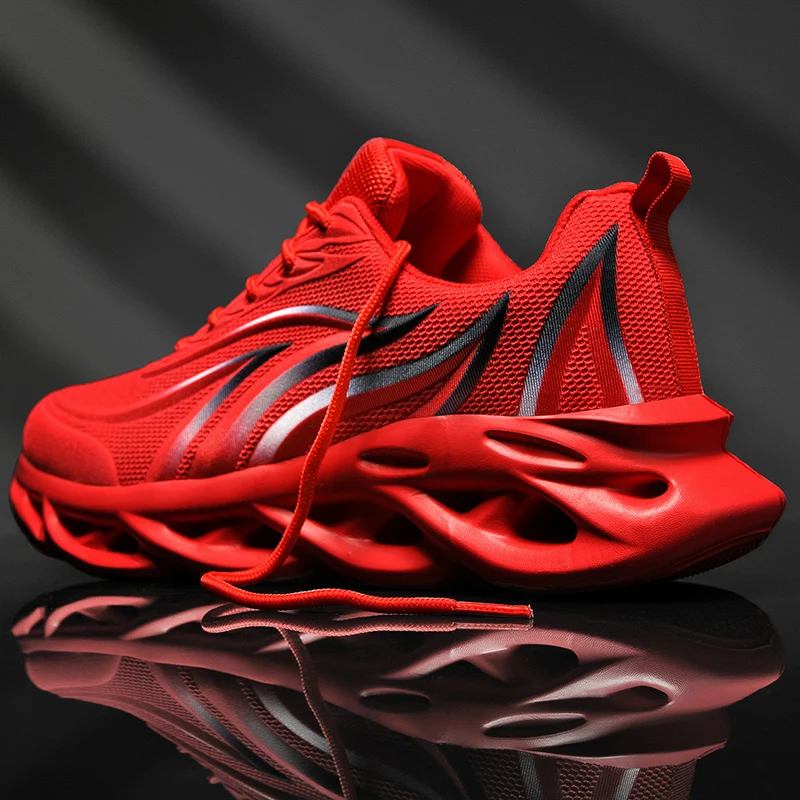 

2020 Summer Men's Rubber Sole Casual Shoes Mesh Vulcanized Tennis Sneakers White Large Size Basketball Running Shoes Zapatillas