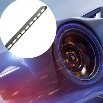 

2PCS 14V 12 LEDs 1000K Led Car Styling Running Light Car Daytime Running Lights 7030 Daylight Waterproof High Power Styling DRL