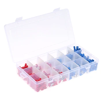 

Hot 360PCS Assorted Insulated Terminals 9 Kinds Copper Crimp Electrical terminator Wire Cable connector terminal Kit Spade Set