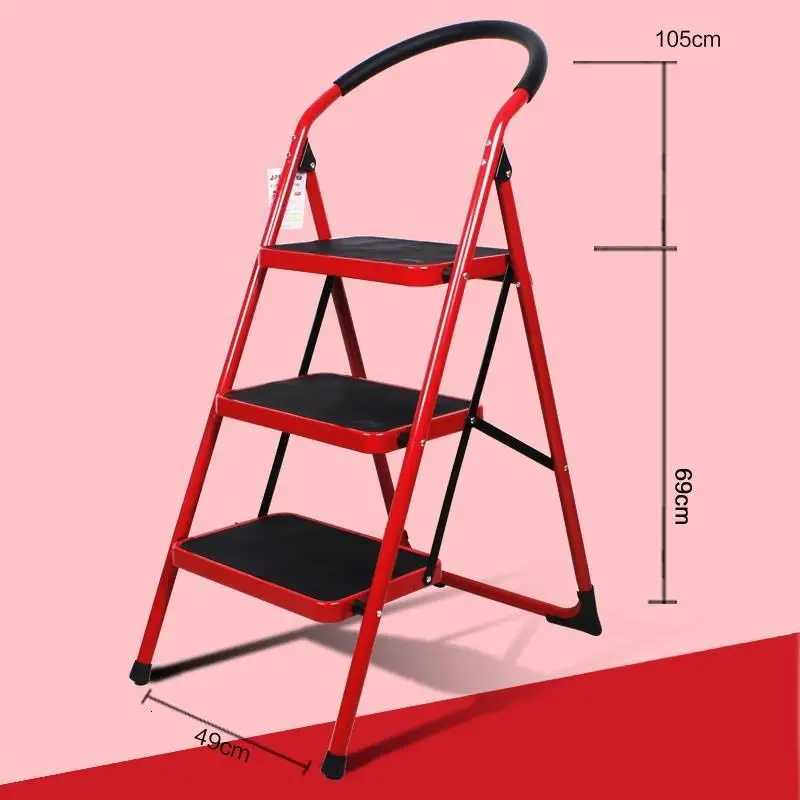 MODEL H Складной стул для пожилых людей Tangga Lipat Pied Escabeau, табуретный стул для кухни Merdiven Stepladder, стул Escaleta, Ступенчатая лестница - Цвет: MODEL H