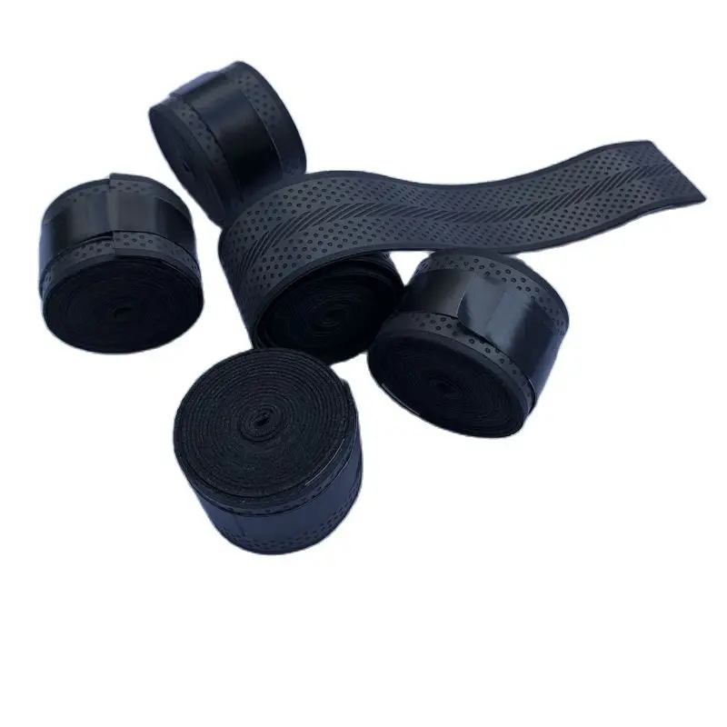 10 pcs Black color pressure point tennis Grip,Anti-Slip badminton Overgrips,tennis racket overgrips