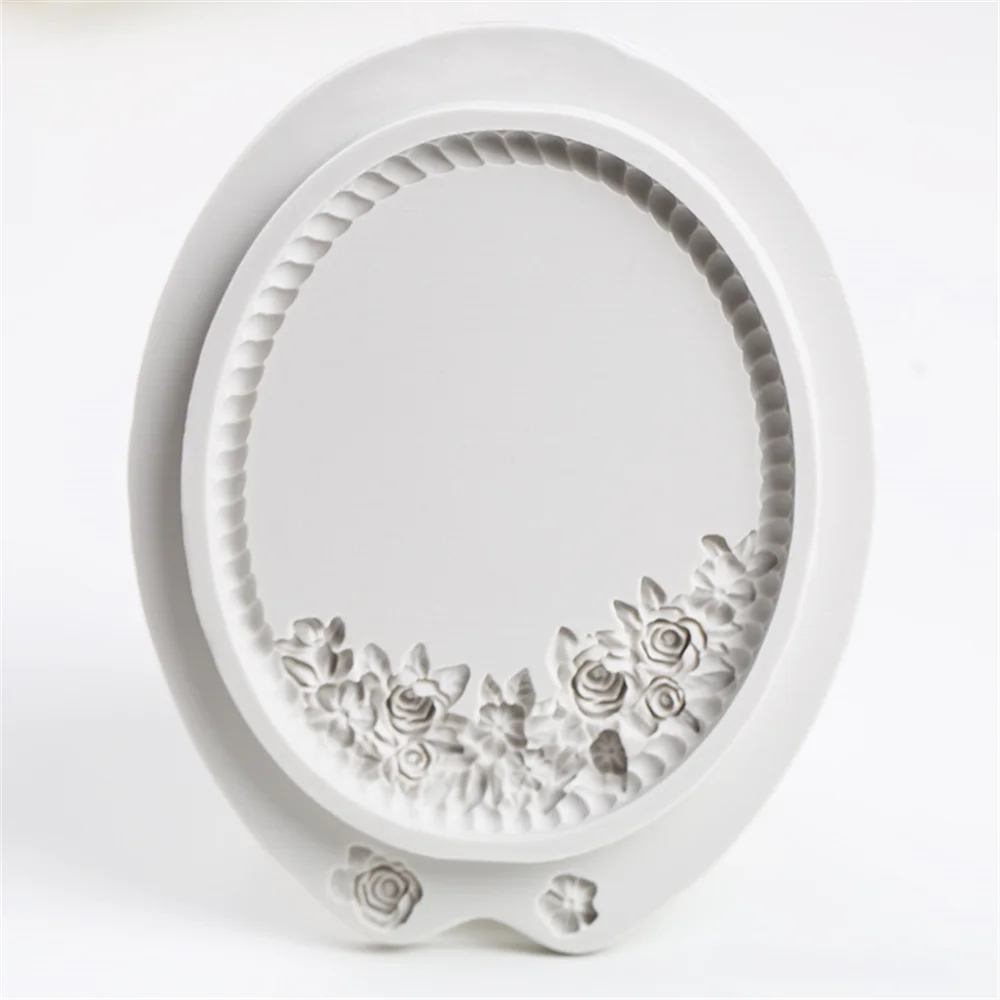 

1pc Photo Frame Cake Fondant Molds Silicone Resin Molds Cake Decorating Tools DIY Pastry Kitchen Baking Accessories FTM1421