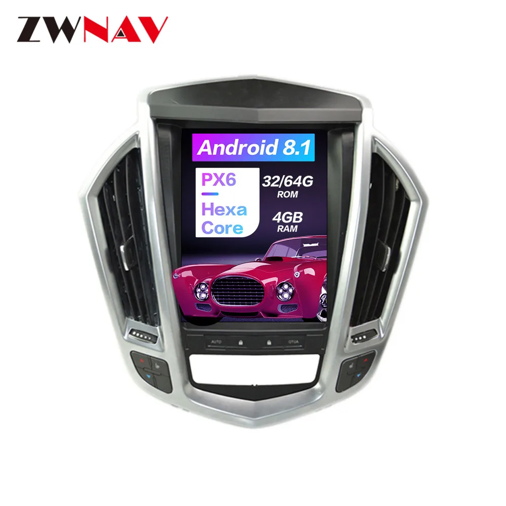 

Android 9 Vertical IPS Screen Tesla For Cadillac SRX 2009 2010 2011 -2017 Front Unit Auto Stereo Multimedia Player Radio Carplay