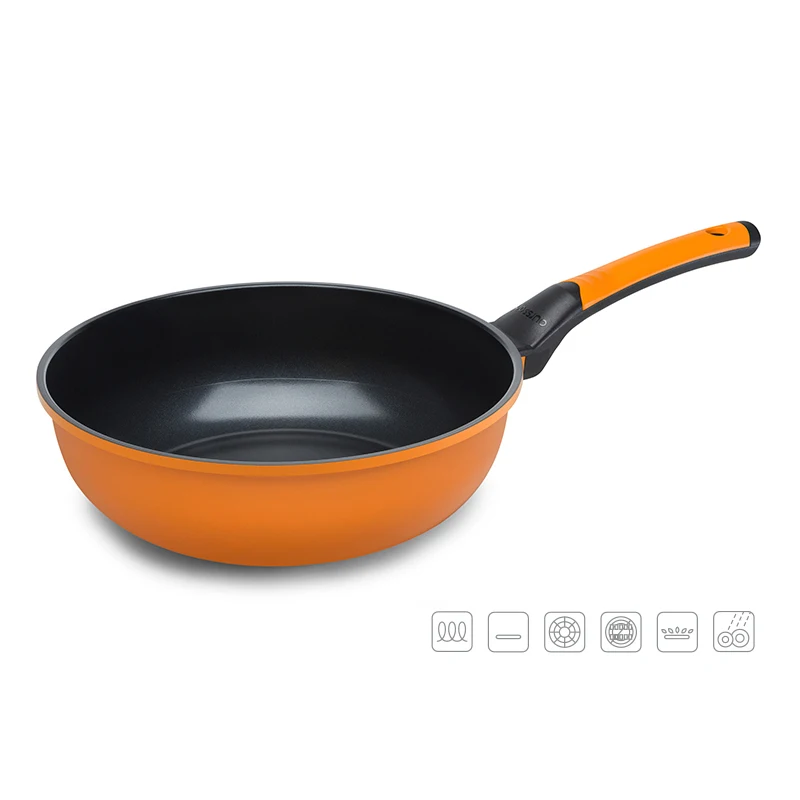 Вок ANIONIC CERAMIC OURSSON PW2802C|Сковороды| |