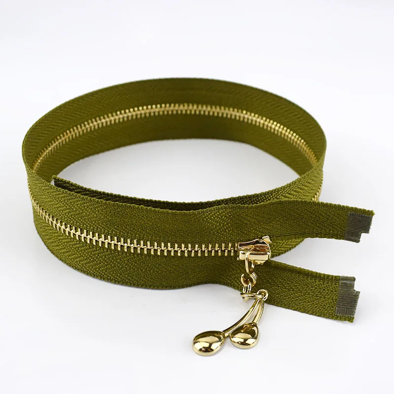Meetee 2 шт. 40-70 см 3# металлическая молния открывающаяся Капля воды для шитья сумки кошелек одежда портной аксессуары куртка молния - Цвет: armygreen