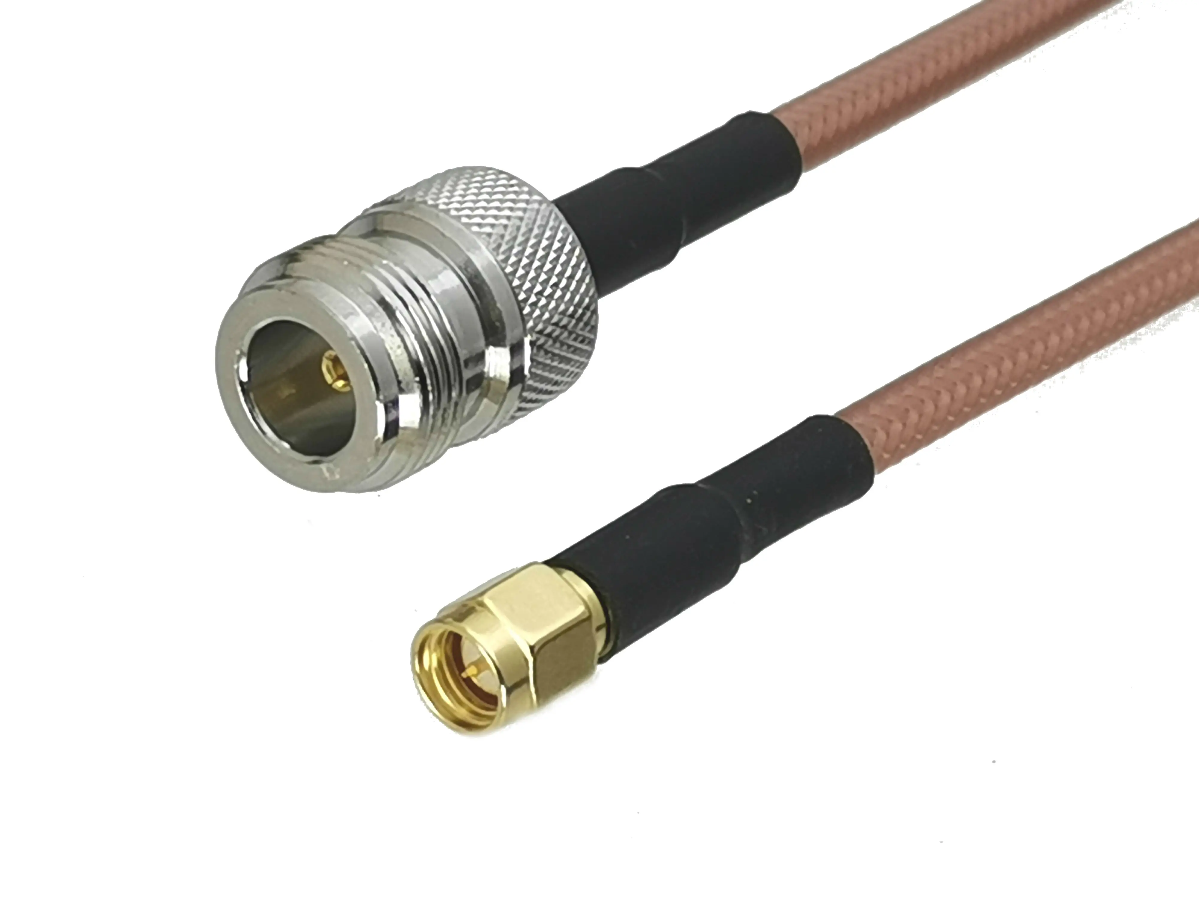 1 шт. RG142 N гнездо на SMA штекер прямой разъем RF коаксиальный гибкий соединительный
