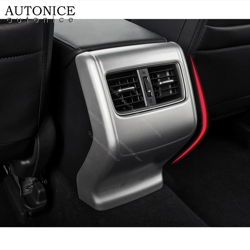 Carbon Fiber Color or chrome ABS grain Air Vent Outlet Cover Bezel Frame Fit For Honda Accord