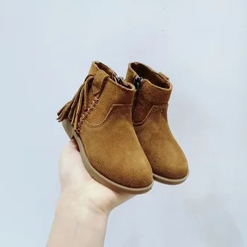 

Kids Shoes New Autumn Winter Children Fashion Baby Girls Boots Shoes Babys Girls Shoes Toddler Brand Tassel Childen Shoes