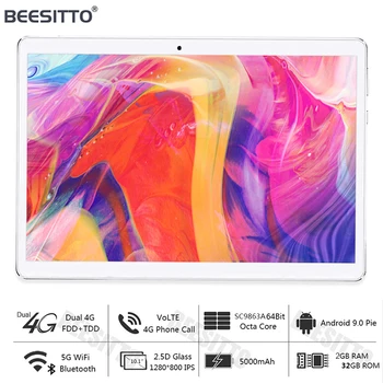 

New 10 inch tablet PC Android 9.0 tablets Ram 2GB Rom 32GB WiFi GPS 10.1 tablet 8 cores IPS 4G Dual SIM GPS +64GB TF CARD Gift