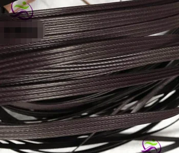 

65Meters/lot Width:8mmThickness:1.2mm Furniture accessories rattan chair repair material round flat plastic PE rattan