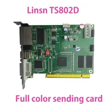 LINSN – carte d'envoi TS802D, fonctionne avec la carte de réception, panneau d'écran RJ45/901t/ 902