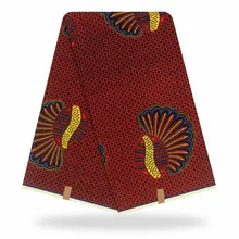 Африканский настоящий голландский воск 6 ярдов Африканская Хлопковая ткань высокого качества голландская африканская вощеная ткань принтом Нигерия Анкара