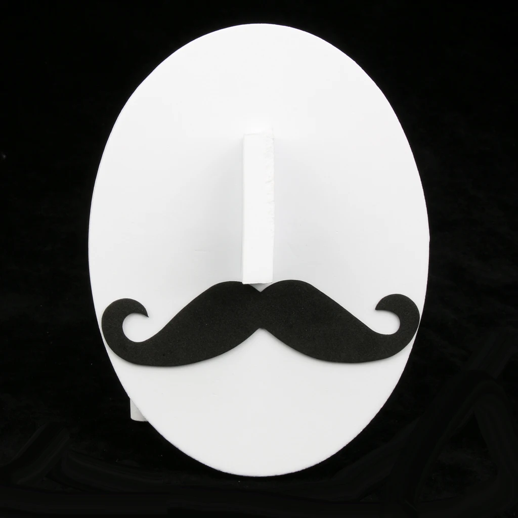 Support De Présentoir De Lunettes En Forme De Nez En Cuir Mignon Expédition Rapide Support De Lunettes Avec Accessoires D'affichage De Moustache