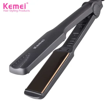 

US KM-329 Electric Splint Straightener Does Not Hurt Hair Straightening Board Chuck Hair Inner Buckle Electric Splint