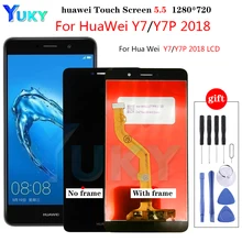 Écran tactile LCD de remplacement, pour Huawei Y7 Prime 2017 Y7 2017 trt-tl00 LX1 L21X LX3 Enjoy 7 Plus=