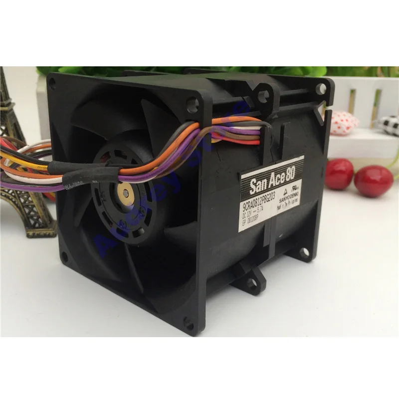 Оригинальный японский SANYO 9CRA0812P8G203 12 В 5 7a 8 см 8080 двойной двигатель 4