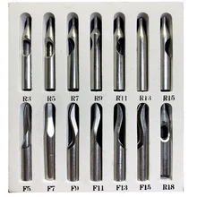 14 шт из нержавеющей стали татуировки Советы Набор для татуировки рукоятки и татуировки 3R 5R 1R 9R 5D 7D 5F 7F