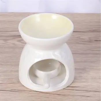 

Ceramic Essential Oil Lamps Aroma Burner Aromatherapy Candle Holder Fragrance Tea Light Case