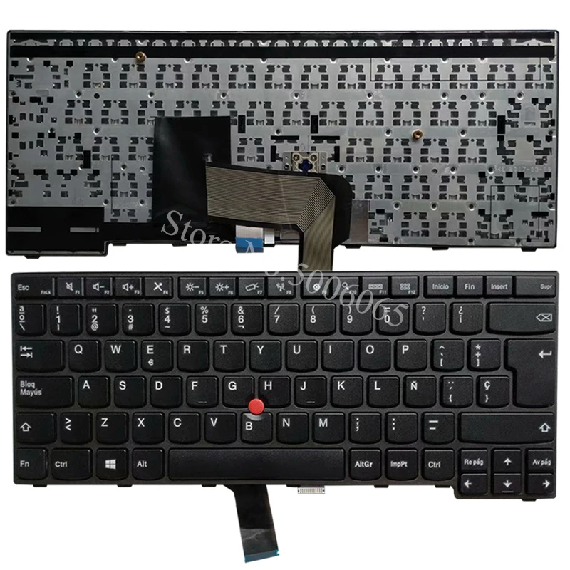 Новая SP Клавиатура для ноутбука LENOVO THINKPAD E450 E450c E455 E460 E465 испанская клавиатура FRU 04X6191 черный