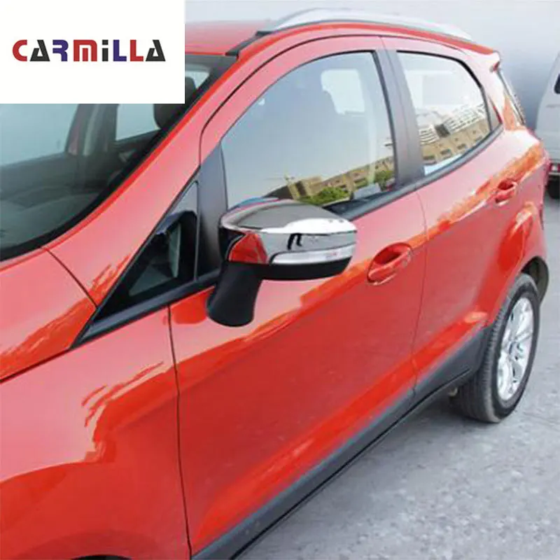Хромированная Защитная крышка Carmilla для автомобильного зеркала заднего вида