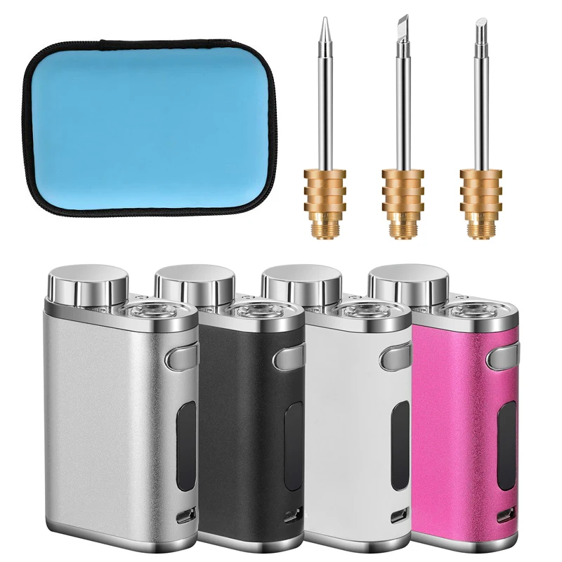 Портативный Перезаряжаемый паяльник беспроводной с аккумулятором USB мощный