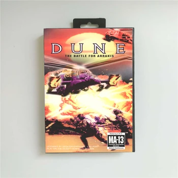 

Dune The Battle for Arrakis - USA Cover With Retail Box 16 Bit MD Game Card for Sega Megadrive Genesis Video Game Console