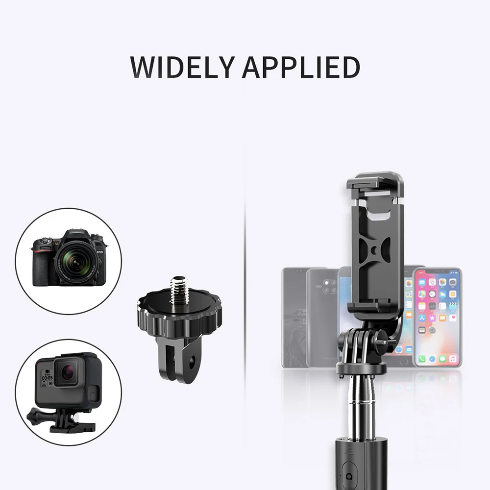 Lewinner L02 все в одном портативный bluetooth штатив палка для селфи монопод для Gopro 7 6 5 спортивная Экшн-камера 1/4 винтовой вид