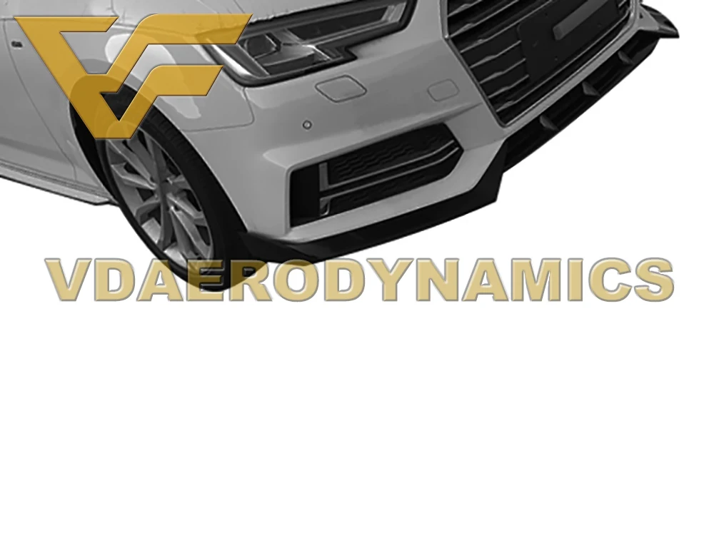 Подходит для 17-19 Audi B9 S4 и A4 с Sline посылка из углеродного волокна VAD-V Комплект переднего бампера для губ-4 стиля на выбор