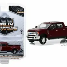 GL 1: 64 Dually драйверы Ford F-350 King ранчо сплав модель автомобиля литье под давлением металлические игрушки подарок на день рождения для детей мальчиков