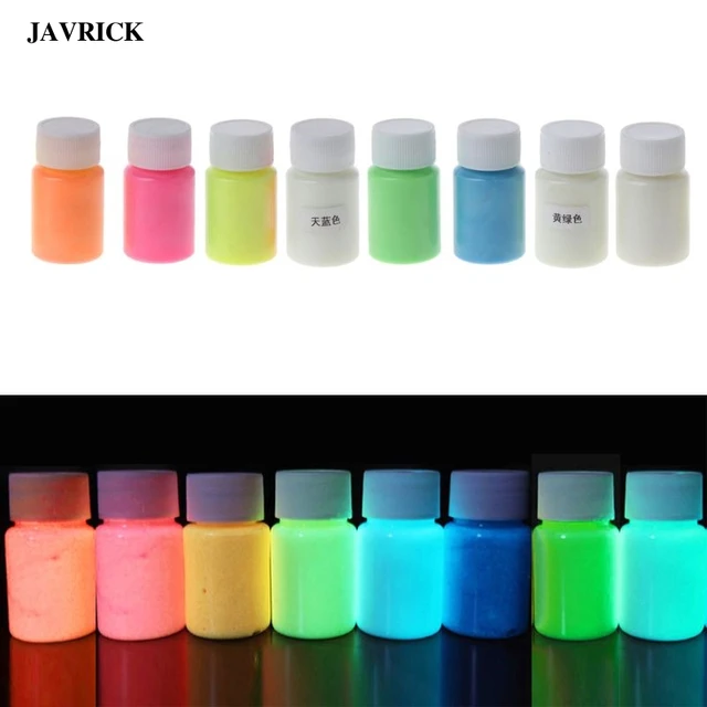 Botella de 15 g/botella de pintura fluorescente luminiscente de larga  duración a base de agua que brilla en la oscuridad pinturas acrílicas para  Celebración de fiesta de Halloween - AliExpress