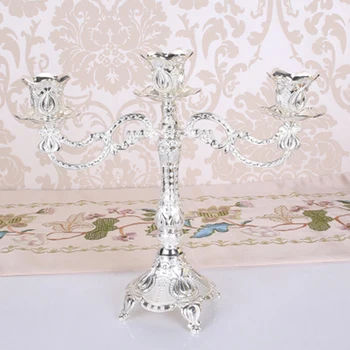 

Kitchen Candle Holder Living room Bedroom Ornament Metal Candlestick Stand
