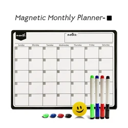 Magnetic Whiteboard Fridge Planner and Bulletin Board (Monthly Planner-B)