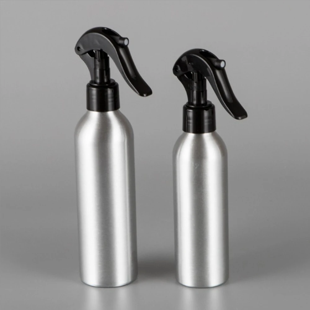 1pc 30-500ML Aluminum Spray Bottle Pump Sprayer Fine Mist Refillable Water Bottle Sprinkler