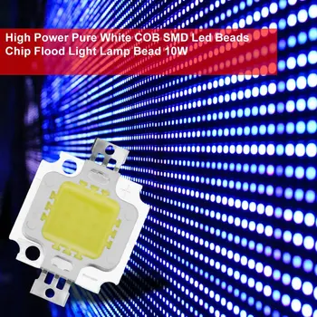 

3 Pcs Pure White COB SMD Led Chip Flood Light Lamp Bead 10W High Quality Worldwide Store