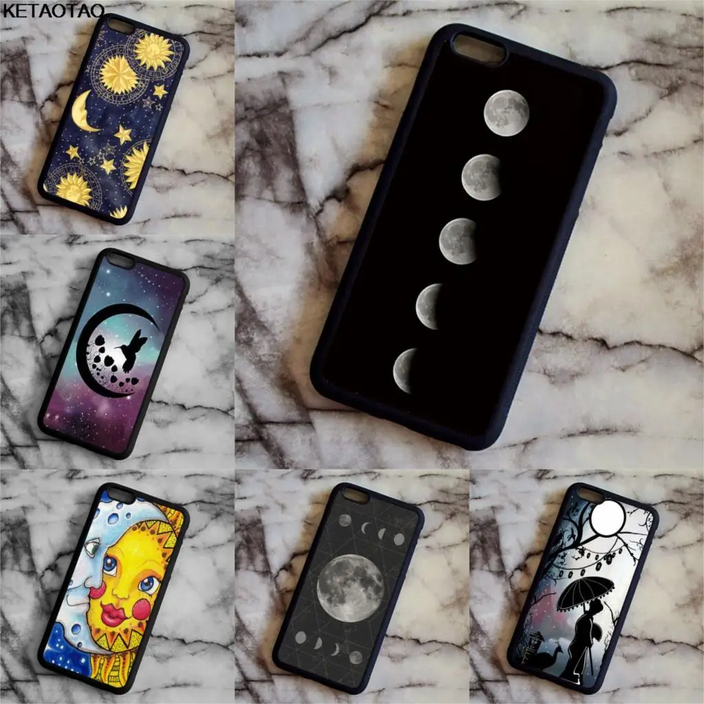 KETAOTAO Moon Phase геометрический дизайн чехлы для телефонов с принтом для samsung galaxy S3 4 5 6 7 8 9 Note 8 Чехол Мягкий ТПУ резиновый силиконовый