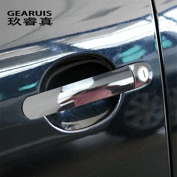 

Car Styling Exterior Door Handle Sequins Decoration protection Covers Stickers Trim for Volkswagen VW Passat B6 Auto Accessories