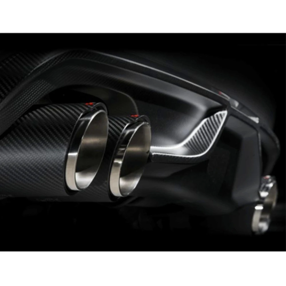 New Brand 89mm Carbon Fiber Stainless Steel Universal Muffler for BMW MAZDA NASSAN HONDA TOYOTA Rear Decorated-exhaust Pipe New Brand 89mm Carbon Fiber Stainless Steel Universal Muffler for BMW MAZDA NASSAN HONDA TOYOTA Rear Decorated-exhaust Pipe